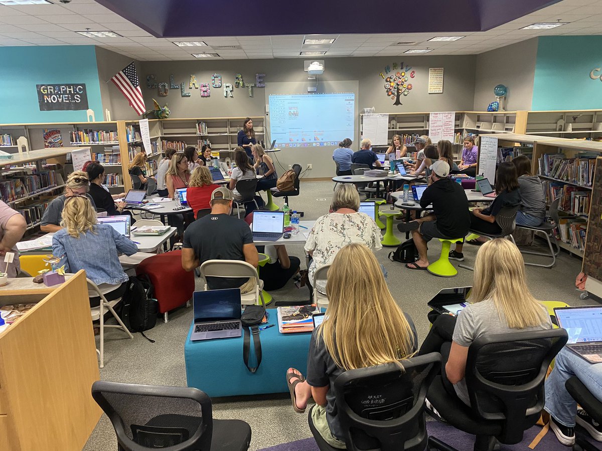 EMcD_WI's tweet photo. Great day of literacy professional development for our Castle Rock teachers! Getting ready for the 2022-23 school year!! https://t.co/JZZggw9Aen