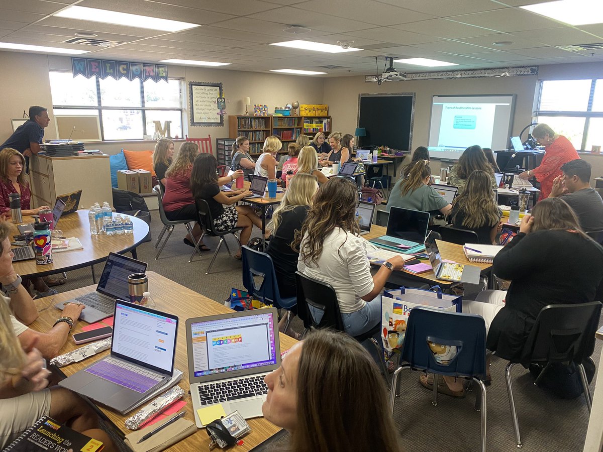 EMcD_WI's tweet photo. Great day of literacy professional development for our Castle Rock teachers! Getting ready for the 2022-23 school year!! https://t.co/JZZggw9Aen
