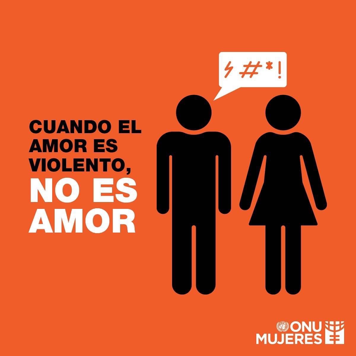 Si te grita, te humilla, te rechaza, te ignora o te ofende, no es amor. Pon un alto a la violencia, si te es posible, pide ayuda. #NoEstásSola