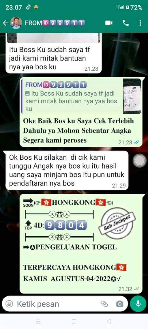 Yng ingin jp di setiap putaran silakan bergabung bergabung bersama kami bos.
Wa 082169757397