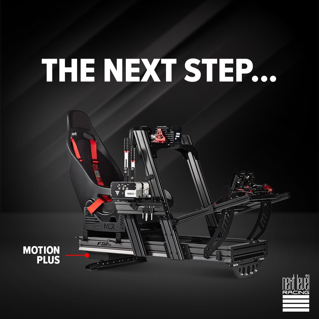 nextlvlracing's tweet photo. What's your next step in your sim racing journey to create the most immersive setup?
The Motion Plus is a great way to bridge the gap in immersion, creating realistic and precise feedback on the road.
#nextlevelracing #simracing #racingsim #motionplus https://t.co/KiuTmUJrHE