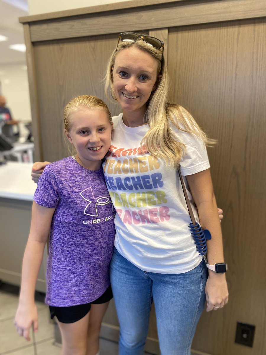 My girl’s birthday is today and all she wanted to do is play volleyball and have dinner with her math teacher from last year. <a href="/msmorrisonmath/">Rachael Morrison</a> #relationshipsmatter