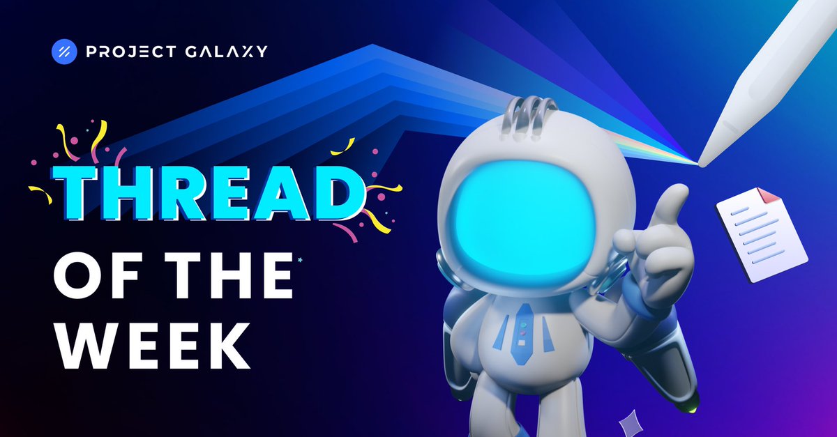 Galxe's tweet photo. Happy Thursday Web3 inhabitants🪐👽
Our #GalaxyThread Of The Week comes from @vegeta00369. This user does an awesome job debunking the idea that #ProjectGalaxy is just another "boring project trying to make money with Web3."
Check out the thread below to read the submission! https://t.co/09uLkLZY8D