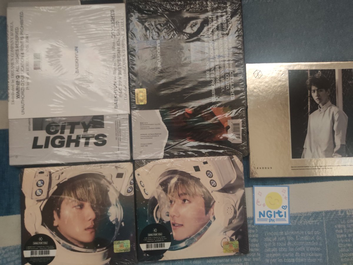 NGITI_PH's tweet photo. #NgitiKshop_OnHand 

wts lfb unsealed exo albums ph

city lights set - ₱250 
sfy baekhyun set - ₱250 
baekhyun exodus - ₱150

Mop: gcash
Mod: jnt/ggx
💌dm/reply mine+ album 

🏷 exo ph sehun kai chanyeol chen xiumin baekhyun suho d.o https://t.co/YexoF8vnEa