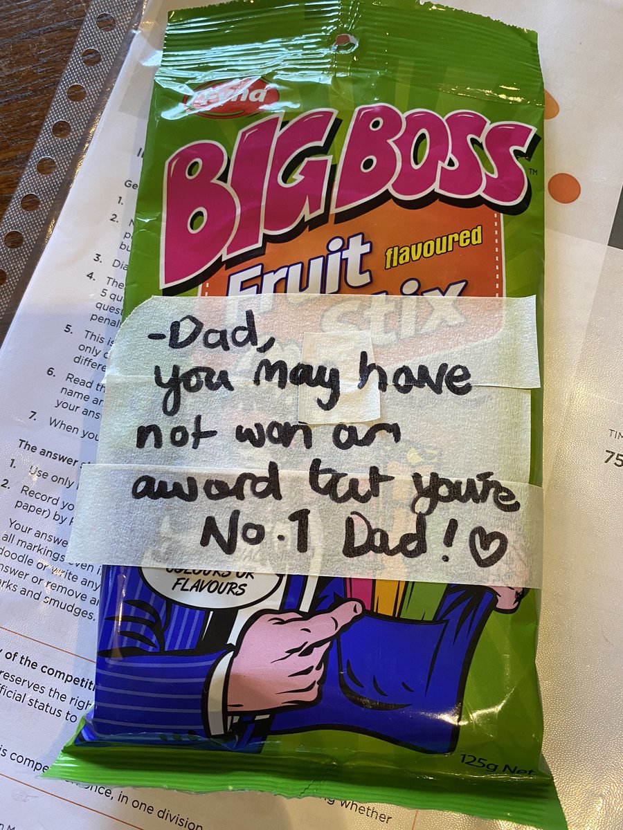 PivaLasVegas's tweet photo. Non-win at awards night last night for husband, hopefully better luck at the Brick Awards next week (yes, it’s a thing)
PS these Big Boss Fruit Stix are very good https://t.co/MqfzZVeNOF