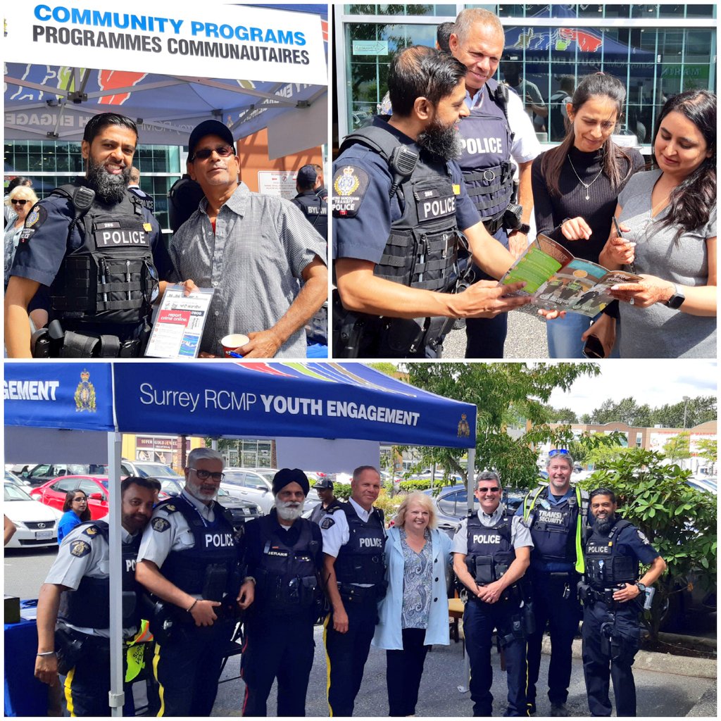 MVTP_CplHanif's tweet photo. Joined @SurreyRCMP's CRU South, Diversity, Community Engagement, Surrey ByLaws, Transit Security, @Newton_BIA for Chai with a Cop. Great discussions regarding Block Watch Programs, Transit Safety, Crime Reduction & Community Safety . #takesacommunity #newton #communitypolicing https://t.co/CXUYSPXoQV