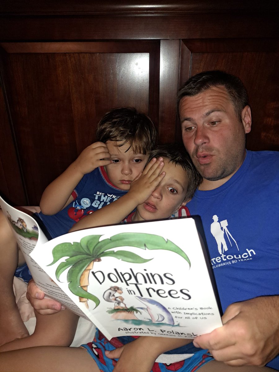 NP_Lifetouch's tweet photo. Caption this photo! After a few nights away from my little guys, nothing beats cuddling up with my boys and their favorite bedtime story! Thanks, @aaronpolansky! #familyfun #ProudDad #authentricity https://t.co/iSDxzvgEq3