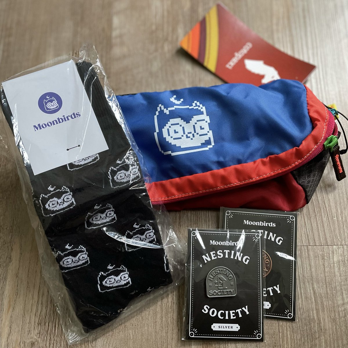 realhumankinder's tweet photo. Thanks for the sweet @moonbirds droppings, @proof_xyz team! https://t.co/YQOpcr82e5