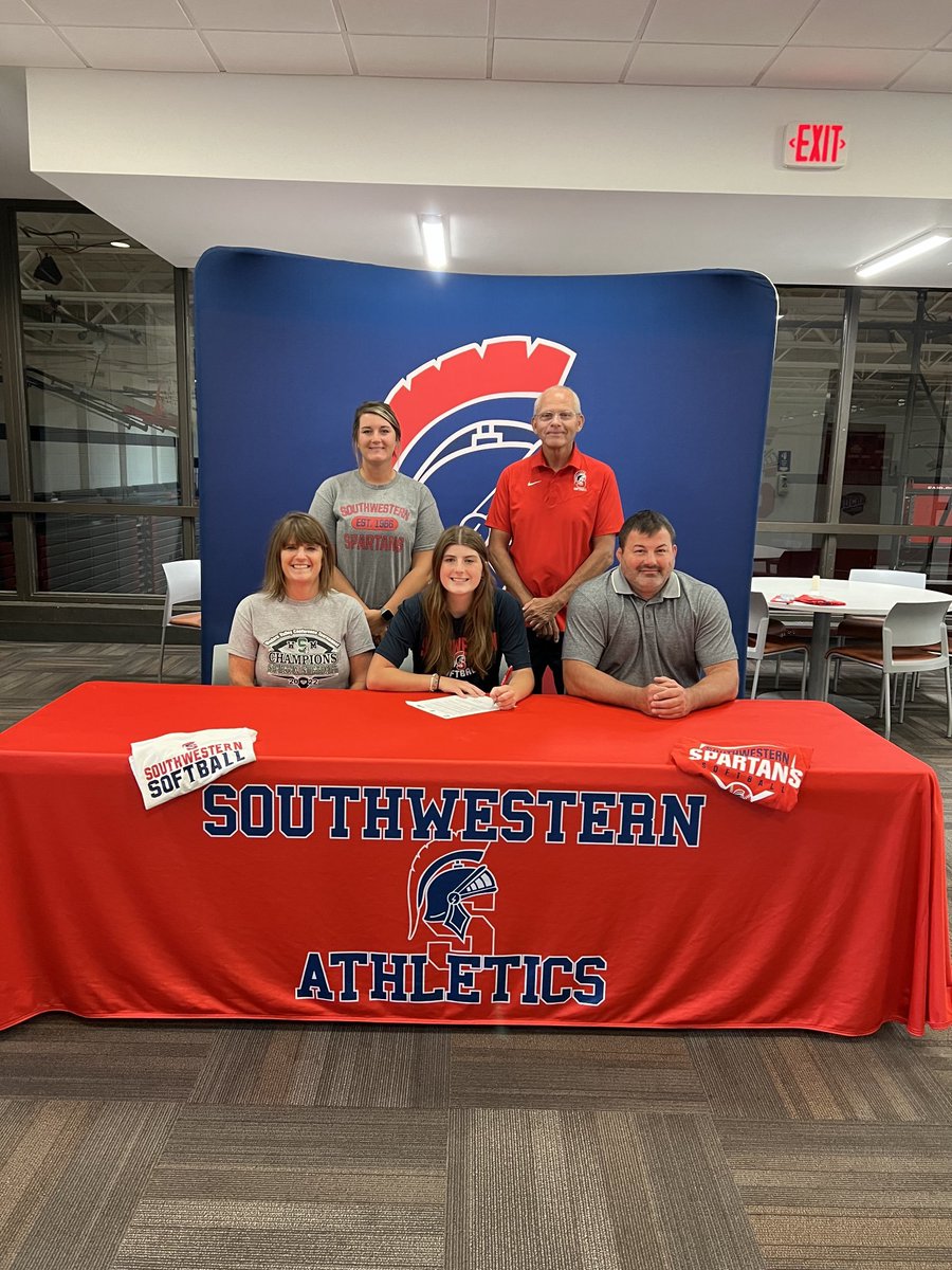 WM_Spartans's tweet photo. 🚨🖊️SIGNING🖊️🚨
Congratulations to @WM_Spartans Madison Chesnut! Madison signed to play softball for @SWCCSpartans . Congratulations Madison!!! GO SPARTANS!!! @SwccSoftball #SpartanPride https://t.co/duN0tW5gV4