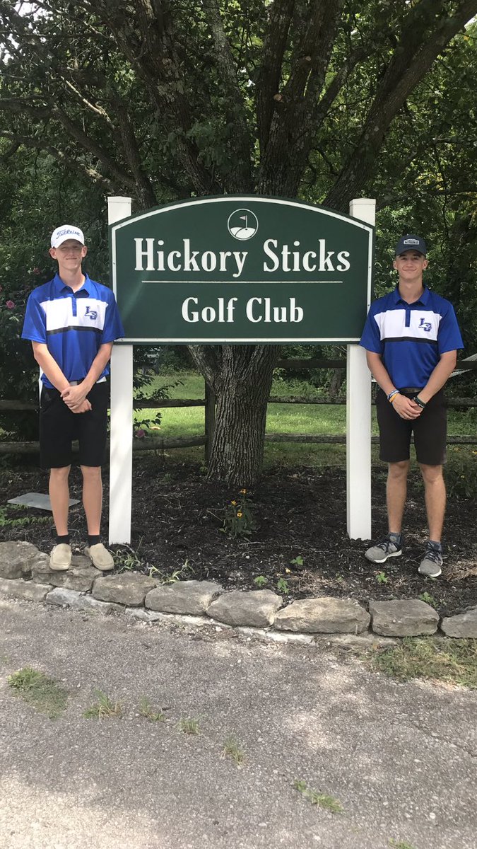 Good job today boys! Carson shoots (72) T-4th and Jagger a (77) T-19 at Hickory Sticks Golf Club
