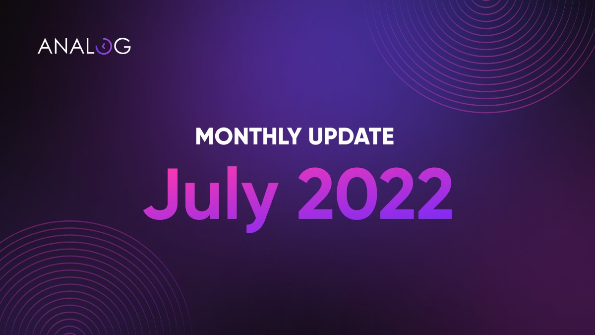 OneAnalog's tweet photo. #AnalogMonthlyUpdate | It has been an amazing July! These are the highlights pertaining to Analog last month, including media coverage, educational articles and the latest news.

/Thread 🧵 https://t.co/DMVPRt9wTT