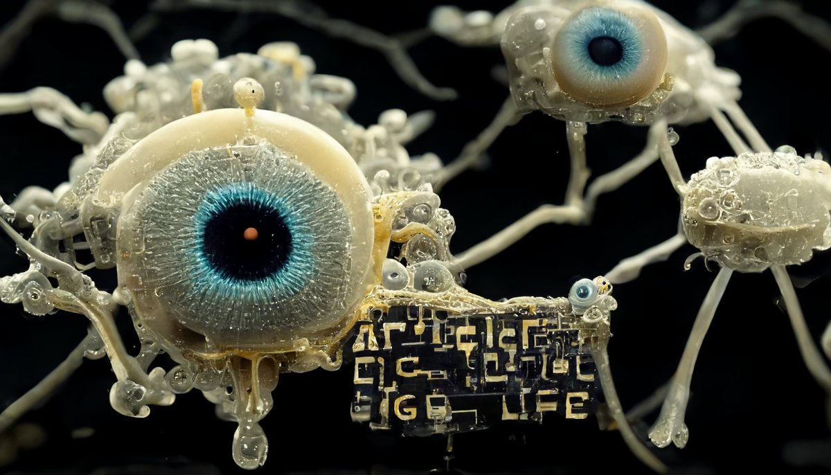 Some new creatures want to meet us.  #ArtificialLife #Midjourney