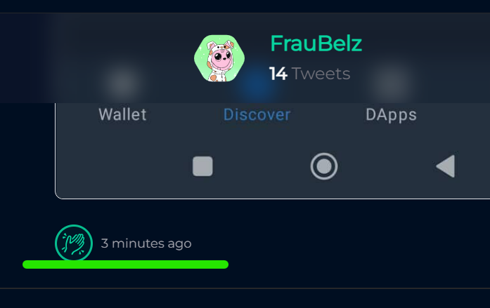 FrauBelz's tweet photo. Oh my, there's a new feature in @depubspace. 
If you like it, you can clap it as a sign of appreciation. 

Another progress was made by the @likecoin team. https://t.co/UGrDkoLic8