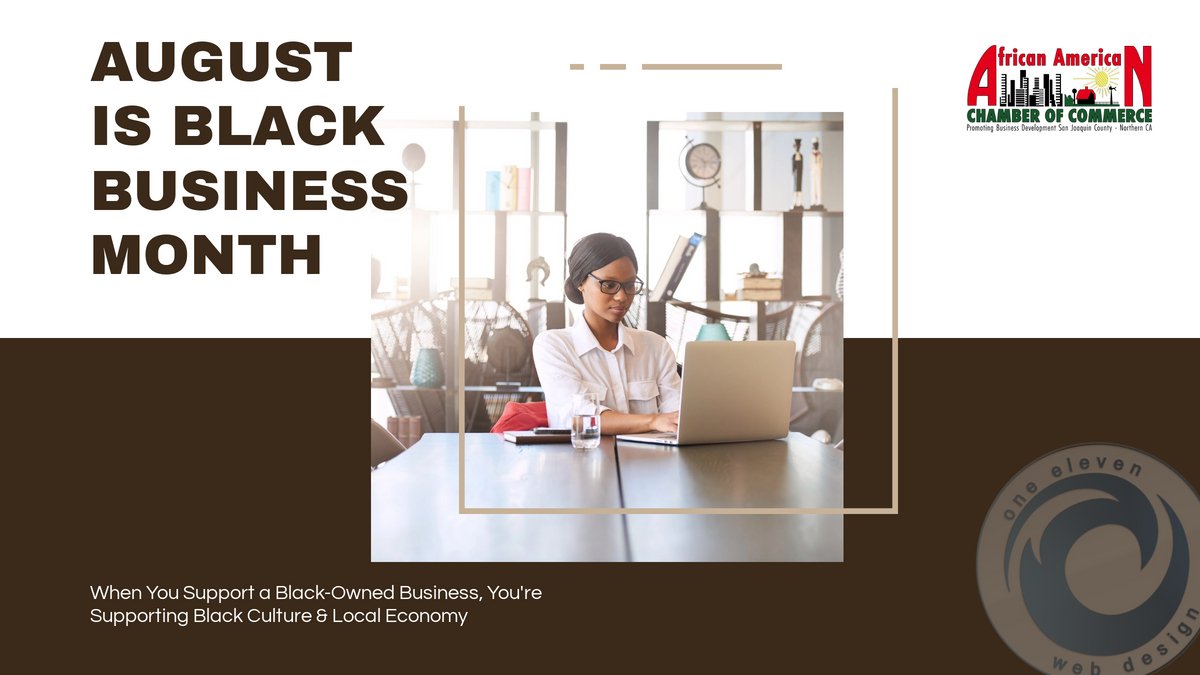oneelevenweb's tweet photo. At One Eleven Web Design we support Black Business Month and celebrate all the entrepreneurs that have taken that leap of faith, sacrificed their time, money and all the hard work that goes into starting and running a business. https://t.co/jupbNpZ6L3