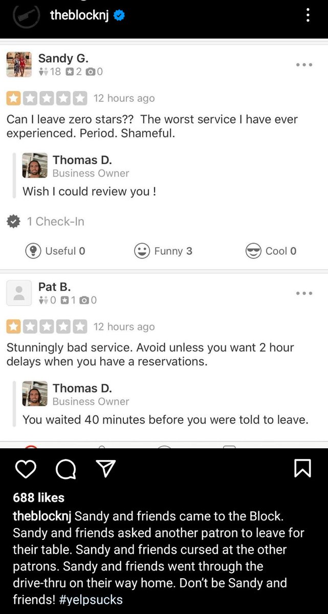 Dawnfrnj's tweet photo. I wish more businesses called out entitled, arrogant sociopath "customers" like this! From @theblocknj (IG) in Long Branch, NJ #jerseyattitude #dontfuckwithjersey #idiots #badcustomers #jerseystrong https://t.co/JHKyfiTFsA
