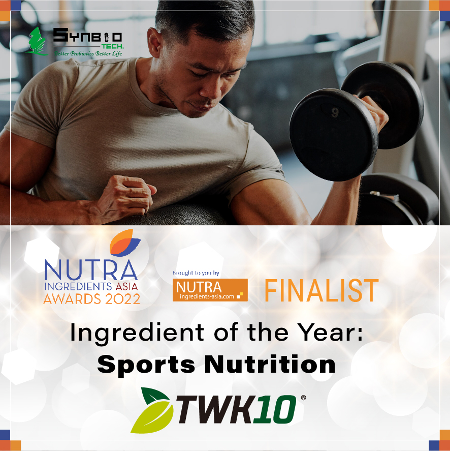 SynbioTechInc's tweet photo. Exciting news! 🎉
We are proud to announce that innovative sports probiotic, TWK10® has been recognized as a finalist for #sportsnutrition ingredient of the Year: NutraIngredients Asia Awards 2022.
#Synbiotech #TWK10 #Sportsnutrition #Sportsprobiotic #Innovation #Probiotics https://t.co/JCW464BwRi