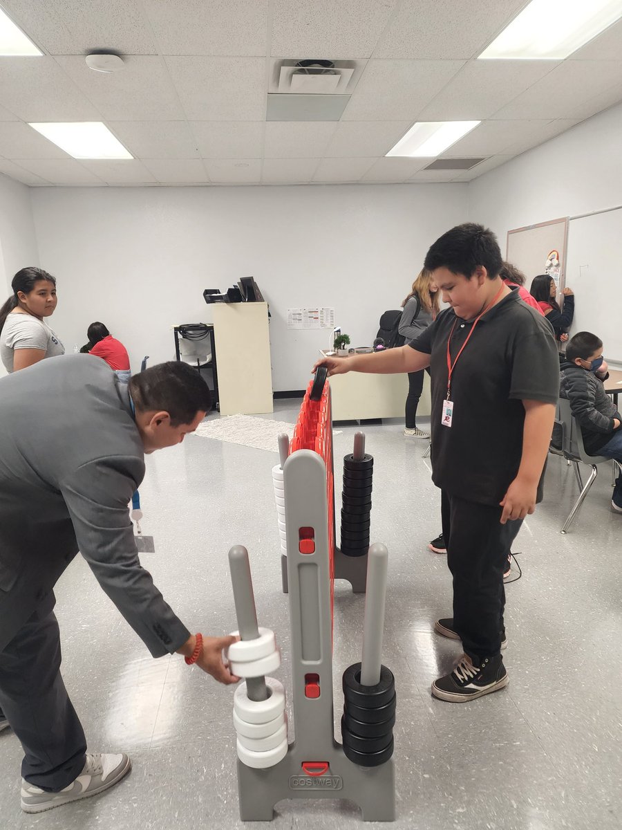 missalexsan's tweet photo. Where's Mr. G? Principal is not in his office, he's busy having fun with his students! Mr. G putting students always first.  #PBIS #SEL #ClintISD  #HeartFirstClintISD @EMMS_Gutierrez @Team_EMMS @OliverAP_EMMS @DebLuevanos @JimLittlejohn3 @DrJuanIMartinez https://t.co/ogaQ5yh7MH