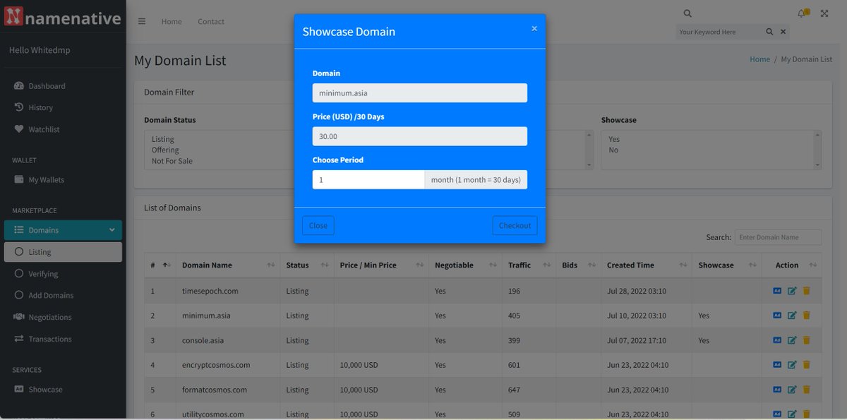namenativeinc's tweet photo. Namenative Showcase Domain to sell your domains even faster
https://t.co/Mh49H7Mu75
#domainsale #payment #monitor #verse #DomainNameForSale #domainforsale #Namenative #ShowCaseDomain #WalletDomain #CryptoDomain #ShowcaseDomain https://t.co/YvzSKlUVSu