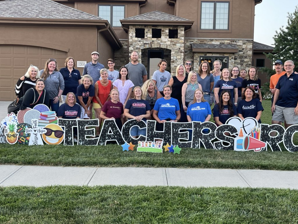 stwencschool's tweet photo. Teachers’ Back-to-School Bash! https://t.co/nF9NWkFfra