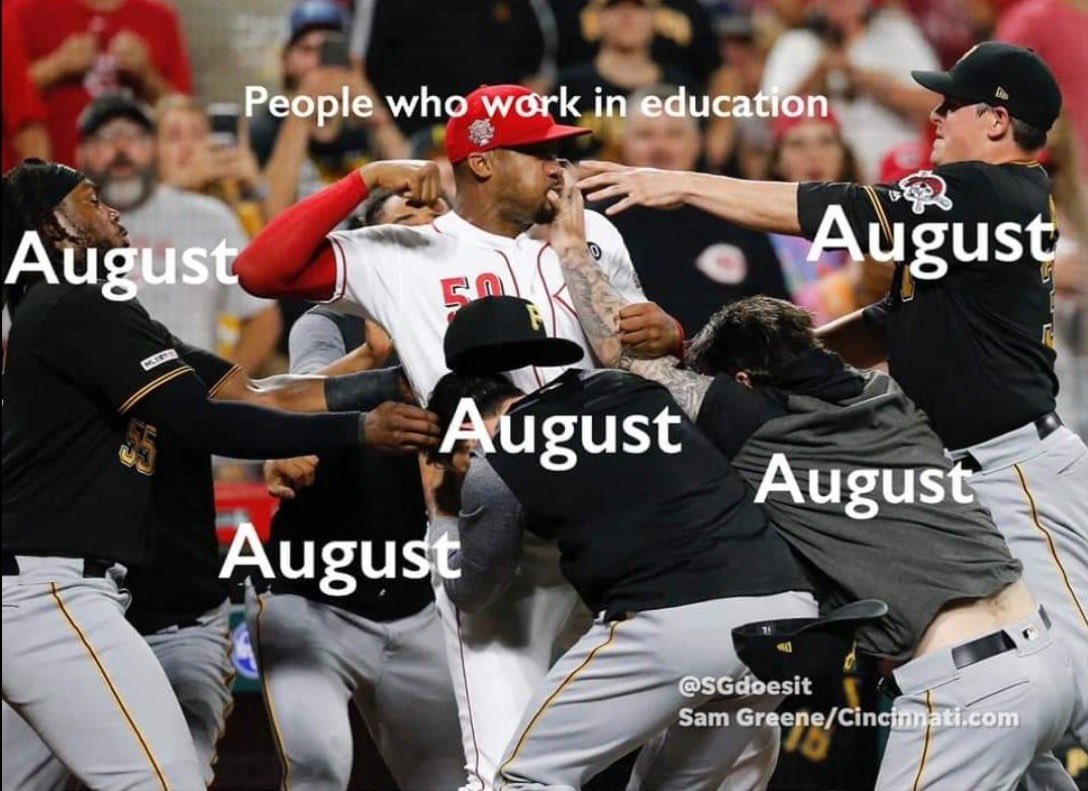 1st week of August is ending, huh?