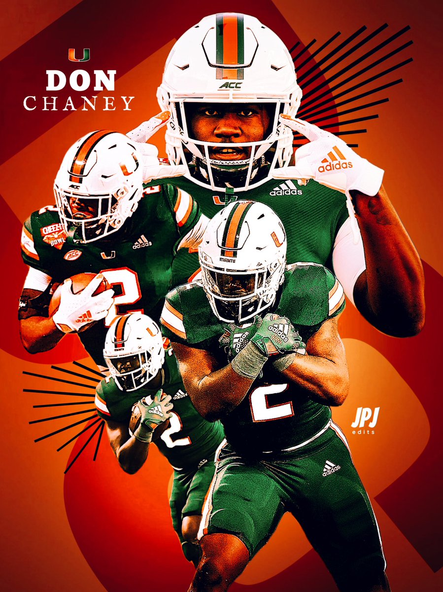 Truly_Jas's tweet photo. RB Don Chaney has gone through some unfortunate obstacles, during his time at Miami, battling injuries. 

But now he is back healthy and ready to take college football by storm! 🙌🏾

#DonChaney #ComebackSeason https://t.co/aTQfjcna6o