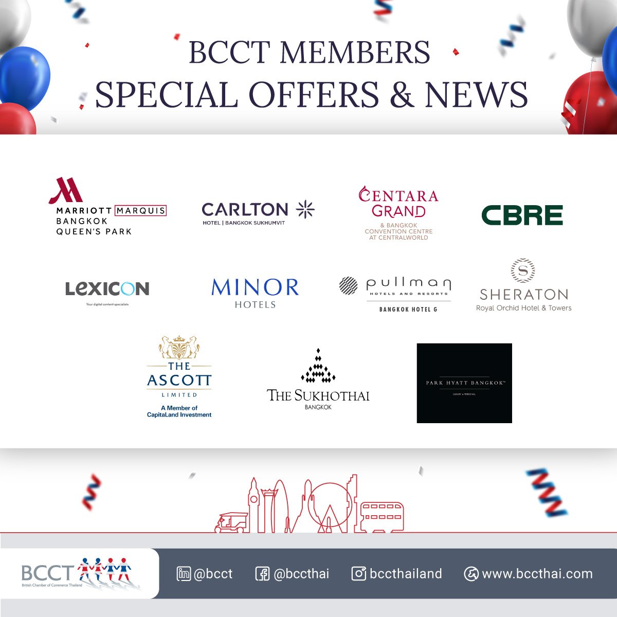 Brighten up the rainy season with fantastic Mother’s Day treats, delightful dinners, Mid-Autumn mooncakes, and many other exclusive deals and news for BCCT members. See this week’s special offers and news from our members: facebook.com/BCCTHAI/photos…