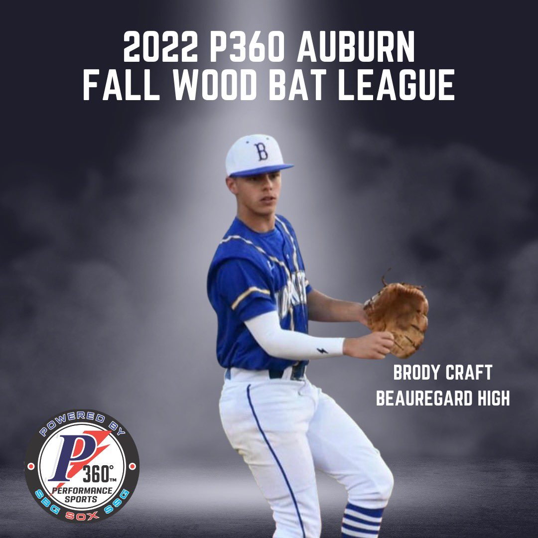 P360Auburn's tweet photo. 🚨 2022 Fall Wood Bat League 🚨 
 
Blessed to have Brody Craft competing with us this fall! 
@brodycraft2 

➡️ Exciting 2024 INF @Gardbaseball 

@PBR_Alabama 
@DavidSharpPBR 

⛓ https://t.co/GehiJXHPYE https://t.co/PGj4nGGhCu