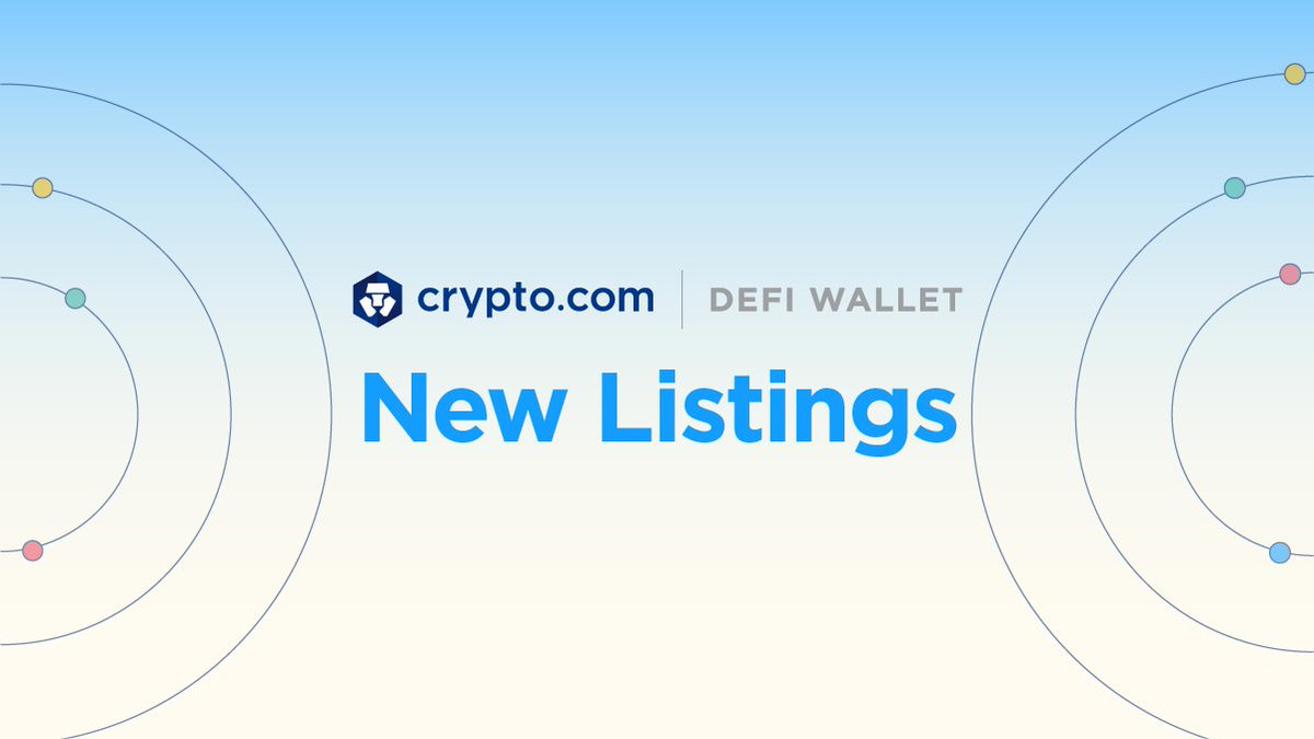 1️⃣0️⃣ New DeFi Wallet token listings this week 👇 $FXS $SURE $RISE $JADE  $WXT $RAI $OOE $MSHARE $SPHERE $DARK 👛 Store 700+ tokens across 22 chains  in the Crypto․com DeFi Wallet* Swipe