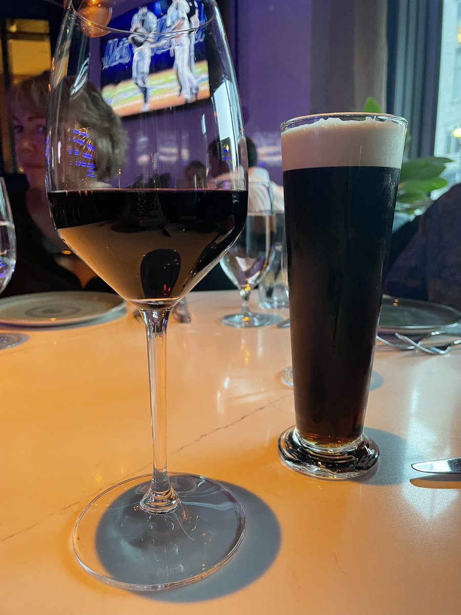 stephmccabe's tweet photo. Question for you, Mr. @GordonRamsay… does a @GuinnessIreland #Guinness usually come in a Pilsner glass at all of your restaurants or just Boston? Spot on dinner though, really nicely done! https://t.co/Kp8GzJDf4U
