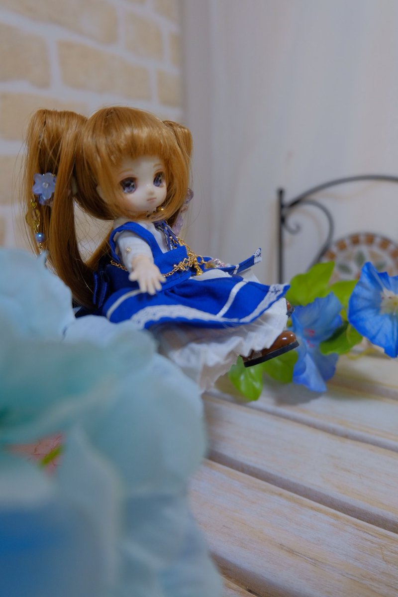 shincan_ex4's tweet photo. このコらの季節は過ぎちゃったけど、涼しそうな雰囲気なので、暑い日常の清涼剤にでも。
#あまむす #ミニスウィーツドール #辺銀堂服 #studiokanon https://t.co/7FjuZzHgal