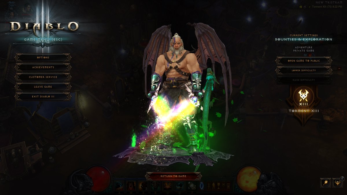 BeeotchGoddess's tweet photo. Hey @Diablo @BlizzardCS Please take the Angelic/Tyrael Wings put the Spectrum Sword texture on them & put them in Whimsyshire (give me a reason to make that stick lol) to be found or give them away as a seasonal reward. #Diablo3 #RainbowWings https://t.co/4YRiUGKHtt