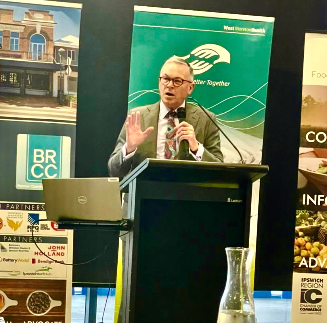 Grow your business - Partnership with West Moreton Health event. It was an opportunity to learn about WMH's plan for Ipswich and its many business opportunities. Be notified of future tender processes -  qtenders.epw.qld.gov.au/qtenders/