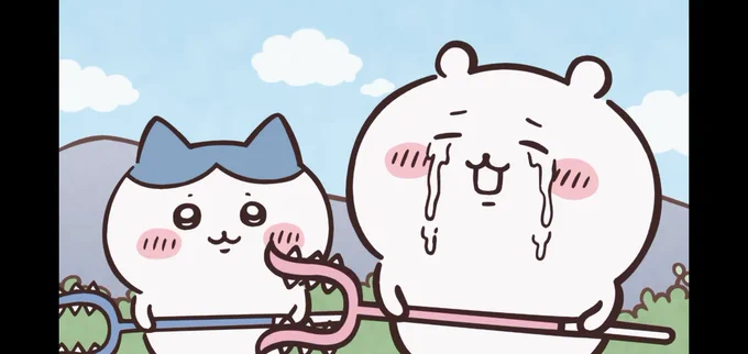泣いちゃった!!がとうとうアニメで見れてめちゃくちゃ笑顔になってる 