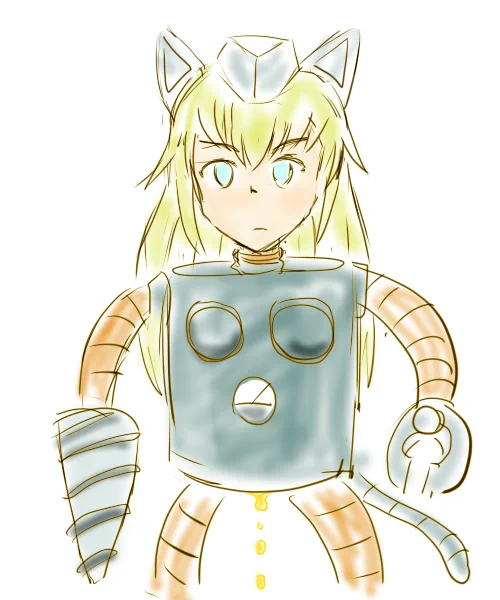 AIが与えられたテーマから複雑で精密な絵を描くのなら。人間は思い付きででたらめな絵を描けばいいじゃないの。(そうか?) 
