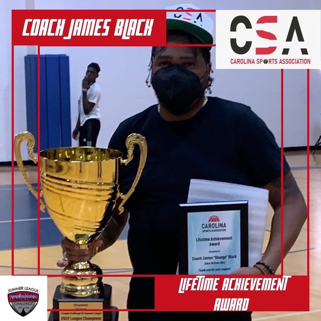 CoachJamesBlack's tweet photo. Coach James Black of Juice All-Stars wins Lifetime Achievement award in Triangle Challenge Summer League

#raleighhoops #919 #athlete #trianglechallenge #hoopstate #explorepage #recruitment @Hoopfarm @PrepHoopsNC @adidasHoops @PUMAHoops @CHC3 @SLAM_HS @PUMAHoops @sidestoriesent https://t.co/eaXAFVVcMT
