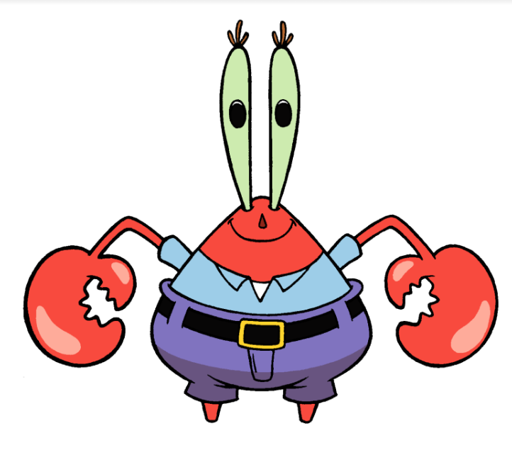 ArtofSpongebob's tweet image. I feel like SpongeBob is one of the few cartoons where almost all the characters look completely normal when being viewed from the front.