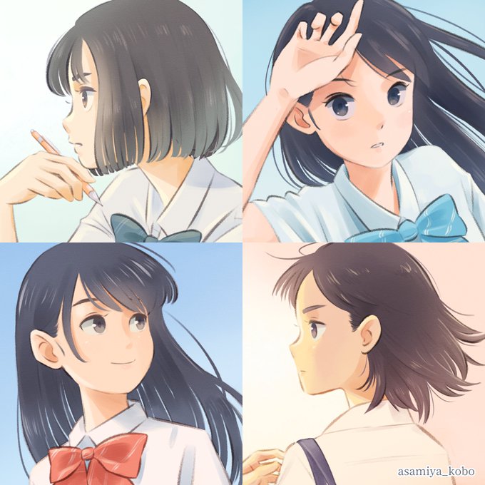 女子学生のtwitterイラスト検索結果