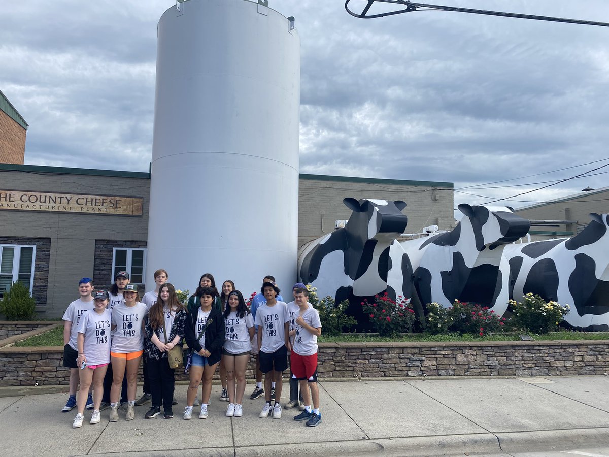 AHS_FFA's tweet photo. Day 4 of the Western NC Ag Tour part 2: Ashe County Cheese! A moo-volous time. #millbrookadjacent https://t.co/isbidFSygt