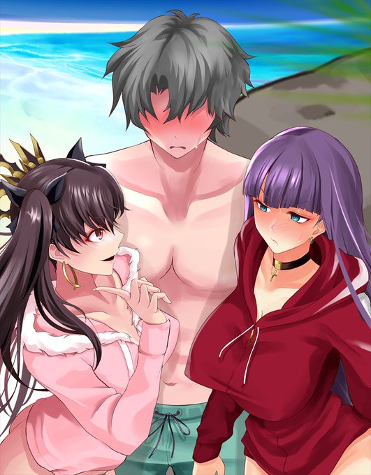 イシュタルに誘われて連れてこられたらヌーディストビーチだった時のマルタさん 