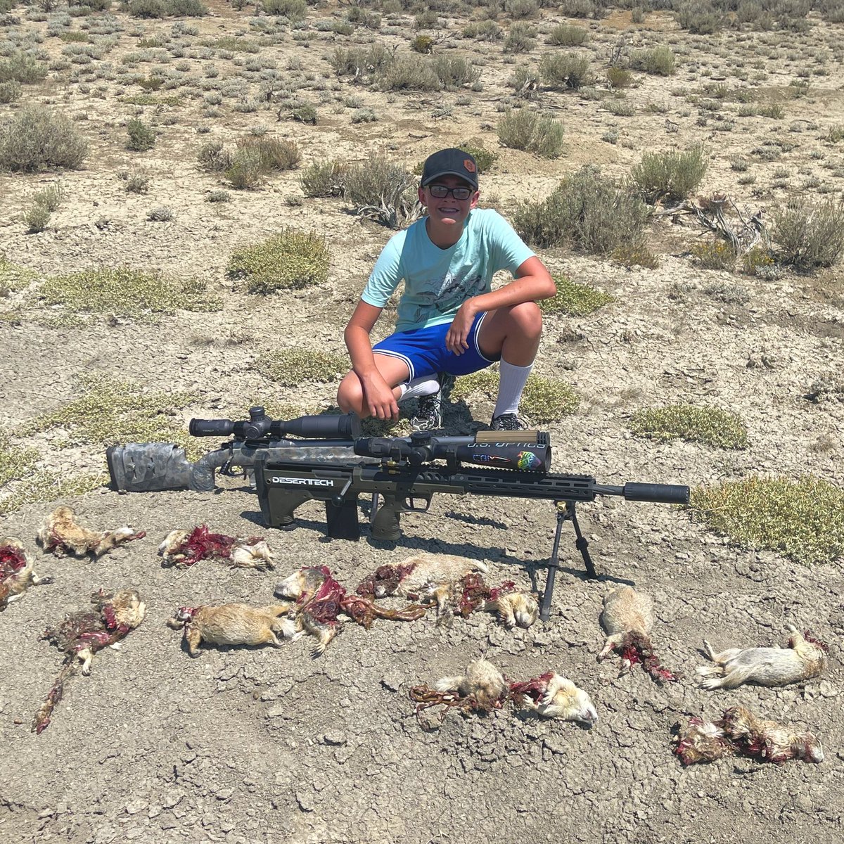 coldboremiracle's tweet photo. The Gay Tiger was just on that day. 75 gr Vmaxs will make a hell of a mess out of a prairie dog. #coldboremiracle #freelancesharpshooter #varmint #varminthunting #usoptics #deserttech #6gt #gaytiger #yankeehillmachine https://t.co/rPoQubzvrn