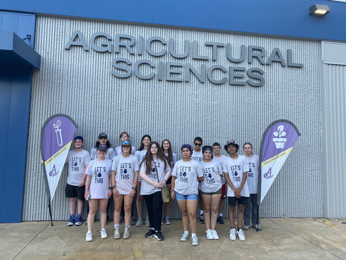 AHS_FFA's tweet photo. Day 4 of the Western NC Ag Tour ended with a tour of Alamance Community College’s Agriculture program. #millbrookadjacent https://t.co/SysabEMA5I