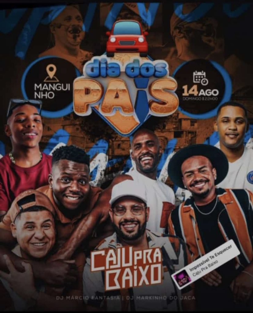 markinhodojaca's tweet photo. Dia dos pais tem caju pra baixo e Dj Markinho do jaca no manguinhos 
Brota 💃🕺🥃🍻 https://t.co/2iYSTJprzR