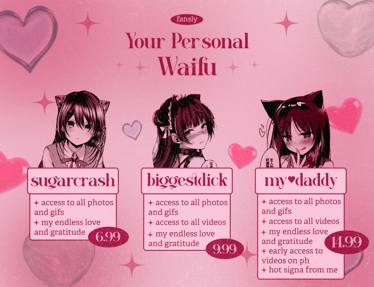 YourPersonalWaifu on Twitter: "i create FANSLY! subscribe https://t.co ...