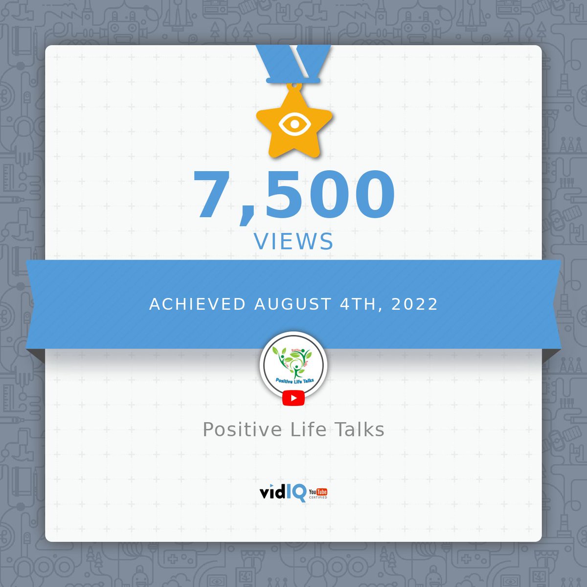 PstvLifeTalks's tweet photo. We are positive 7500 times❤️
Thank you for the love😊
Click here if you haven't checked it out 👇🏻
https://t.co/NdsbiUioJc
@TheDeepThakker @vidIQ @YouTube @YouTubeCreators @YTCreatorsIndia @YouTubeIndia
#Milestone #Achivement #Happiness #PositiveLifeTalks #Positivity #Motivation https://t.co/3zKnt4oq2Z