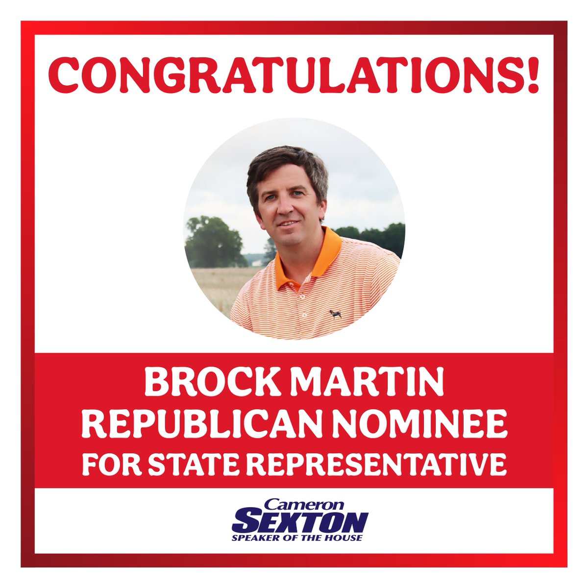 CSexton25's tweet photo. Congrats @BrockMartinTN! https://t.co/dIA9WAGB2L