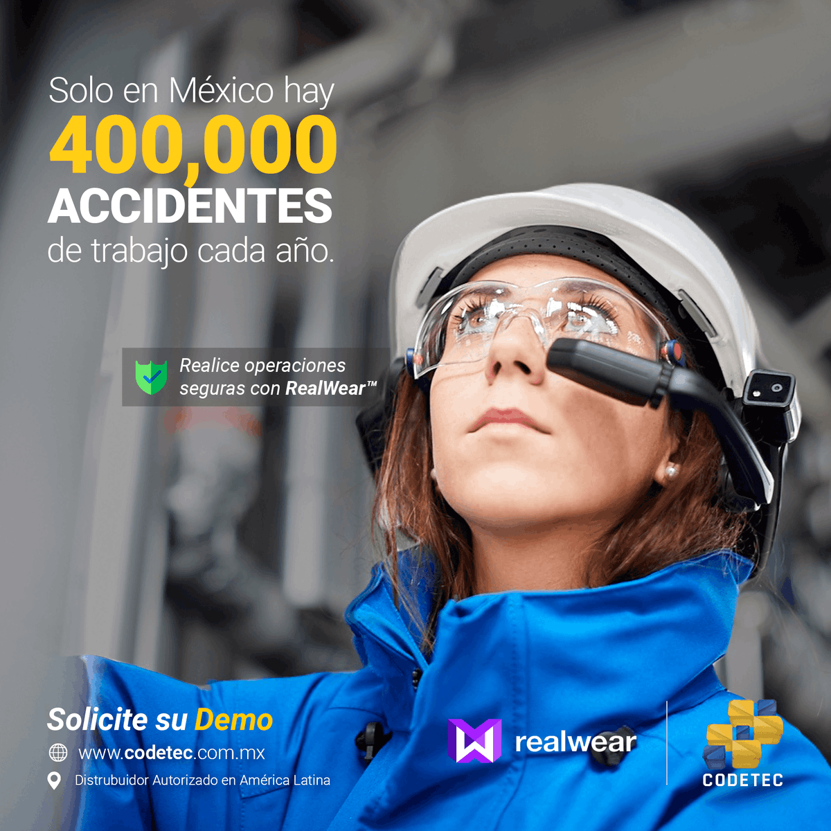 codetec_mx's tweet photo. Proteja de posibles #accidentes a sus trabajadores de primera línea con el uso del #dispositivo manos libres Realwear™.
𝗖𝗼𝗻𝗼𝘇𝗰𝗮 𝗹𝗼𝘀 𝗯𝗲𝗻𝗲𝗳𝗶𝗰𝗶𝗼𝘀:
https://t.co/AtjxynA0bT
𝗖𝗢𝗗𝗘𝗧𝗘𝗖. 𝗗𝗶𝘀𝘁𝗿𝗶𝗯𝘂𝗶𝗱𝗼𝗿 𝗮𝘂𝘁𝗼𝗿𝗶𝘇𝗮𝗱𝗼
#RealWear #PartnerIT https://t.co/s17DPjFDPk