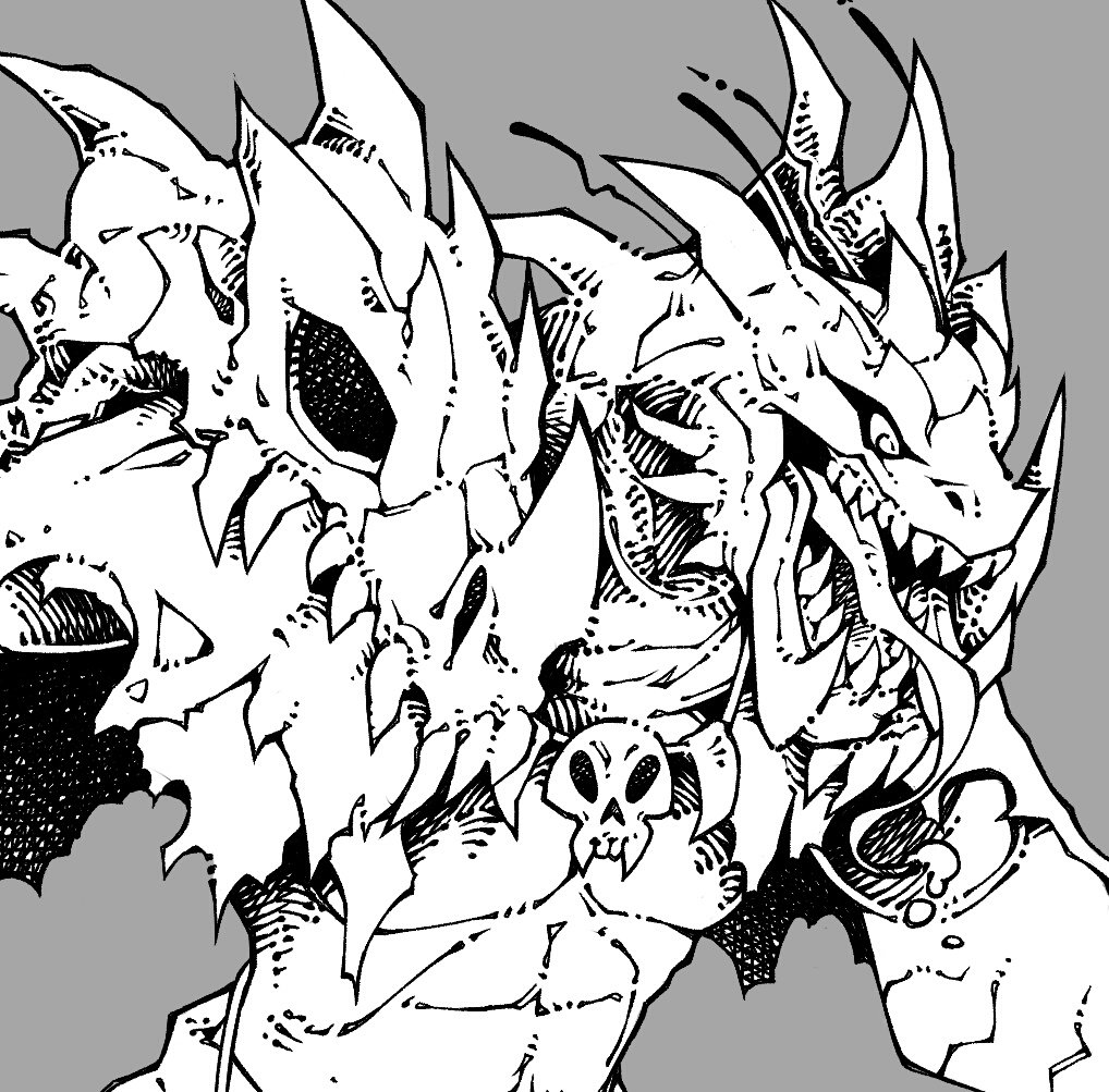 Pretty happy with how my linework style has developed recently.