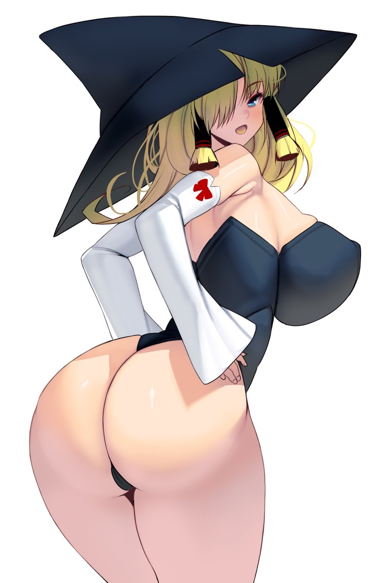 魔女お姉さんのお尻 