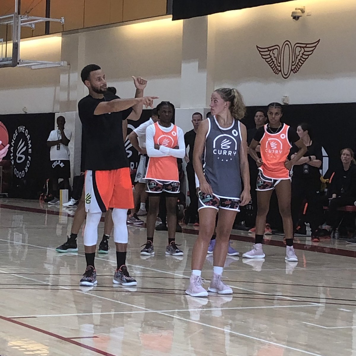 Curry Camp is DIFFERENT. Steph pours his heart out for the future generation. @FGBvsEveryone @Scottejohnson12 @ExampleSports3 @FBCMotton @MinnesotaFury @become1WBB @UANextGHoops @TeamCurry