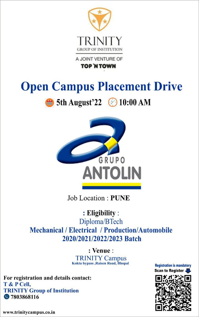 vgi2017's tweet photo. #Bhopal #placement #Students #job #Recrutement #Naukri #college #Engineer https://t.co/47kawLSnxn